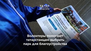 В Татарстане более 500 волонтеров помогают жителям проголосовать за объекты благоустройства